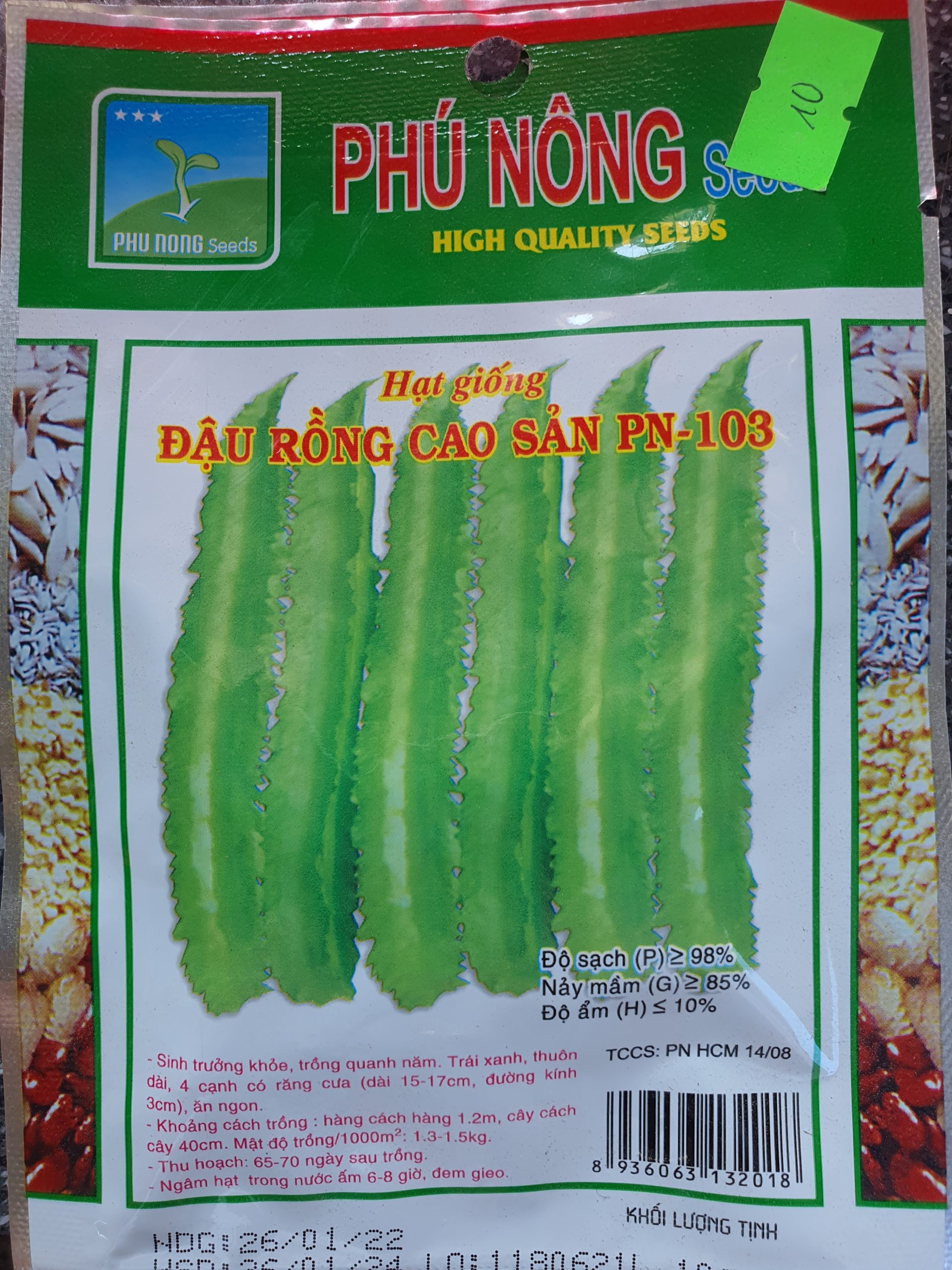 G Đậu rồng Cao Sản PN-103 10g