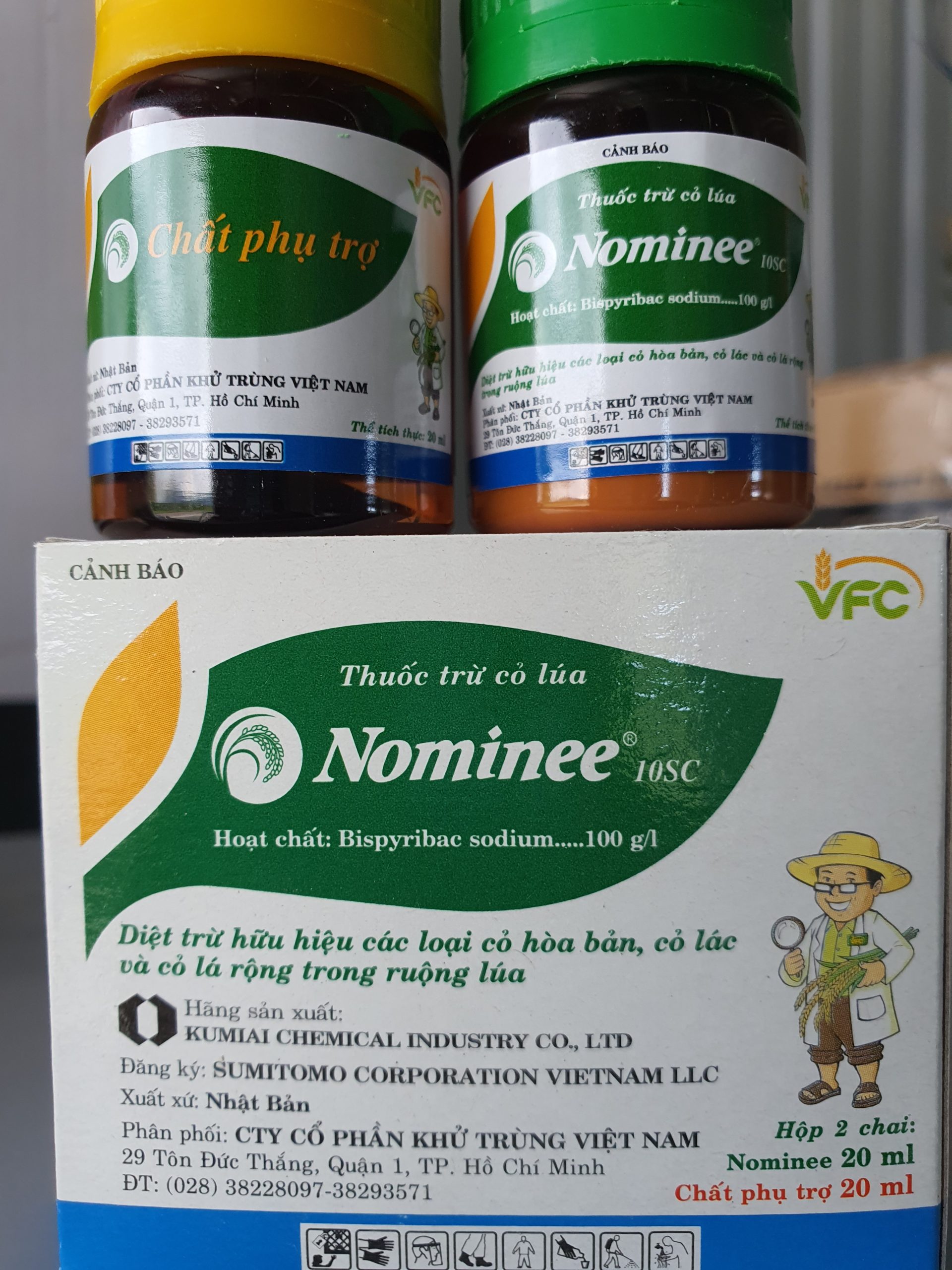 Thuốc trừ cỏ lúa Nominee 10SC 20ml cỏ cặp