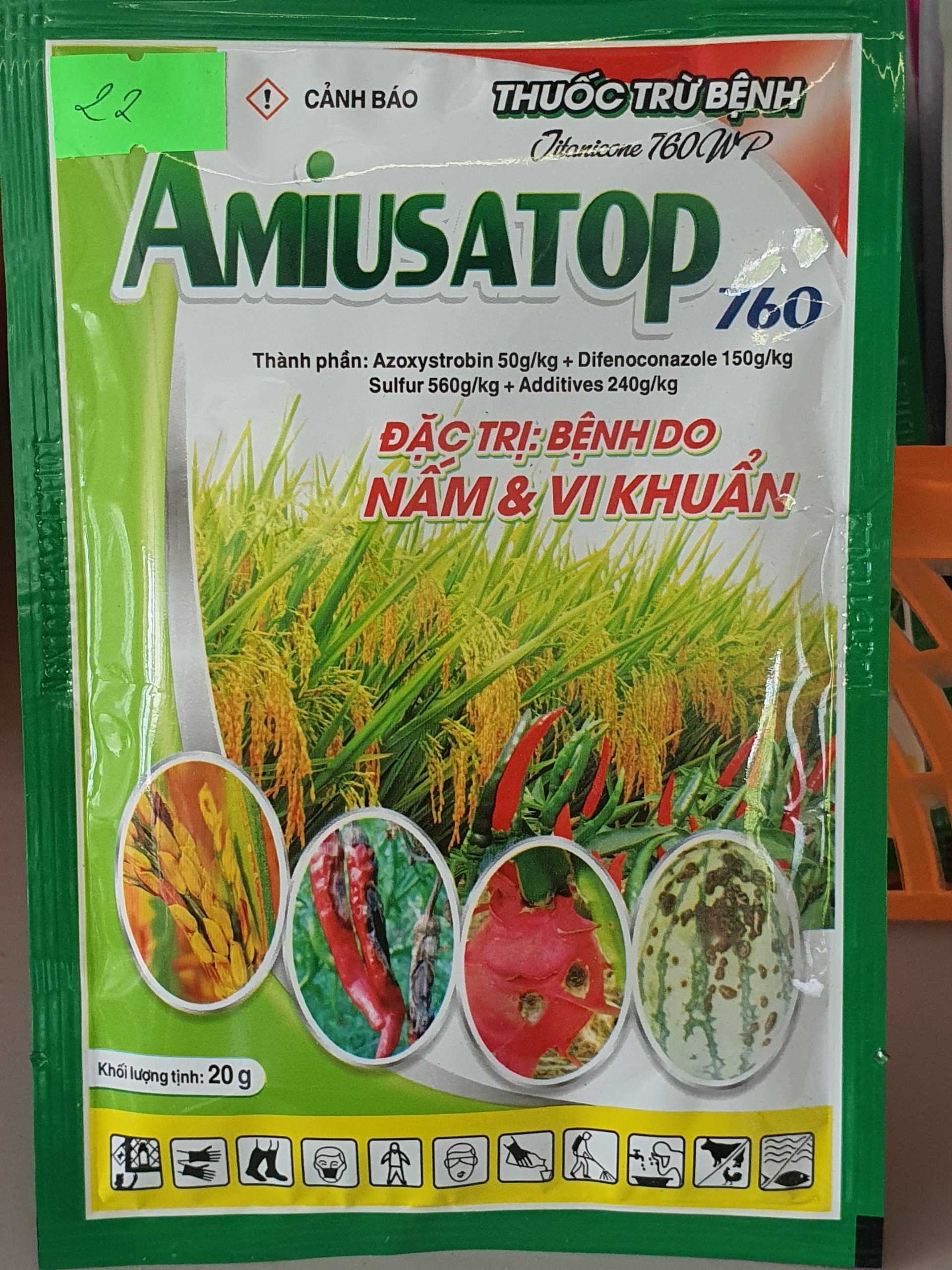 Thuốc trừ bệnh Amiusatop 760 20g