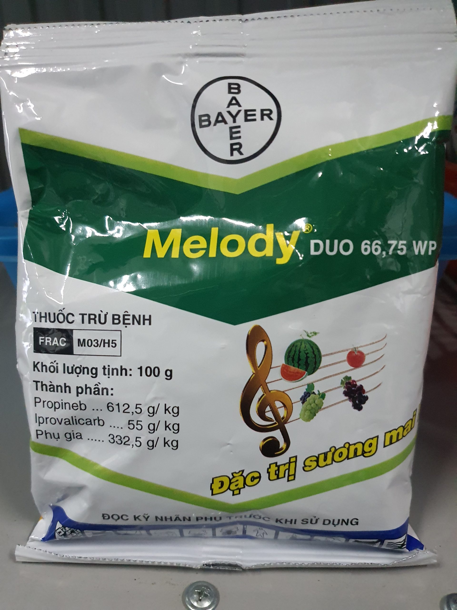 Thuốc trừ bệnh Melody DUO 66,75WP 100gr Đặc trị sương mai
