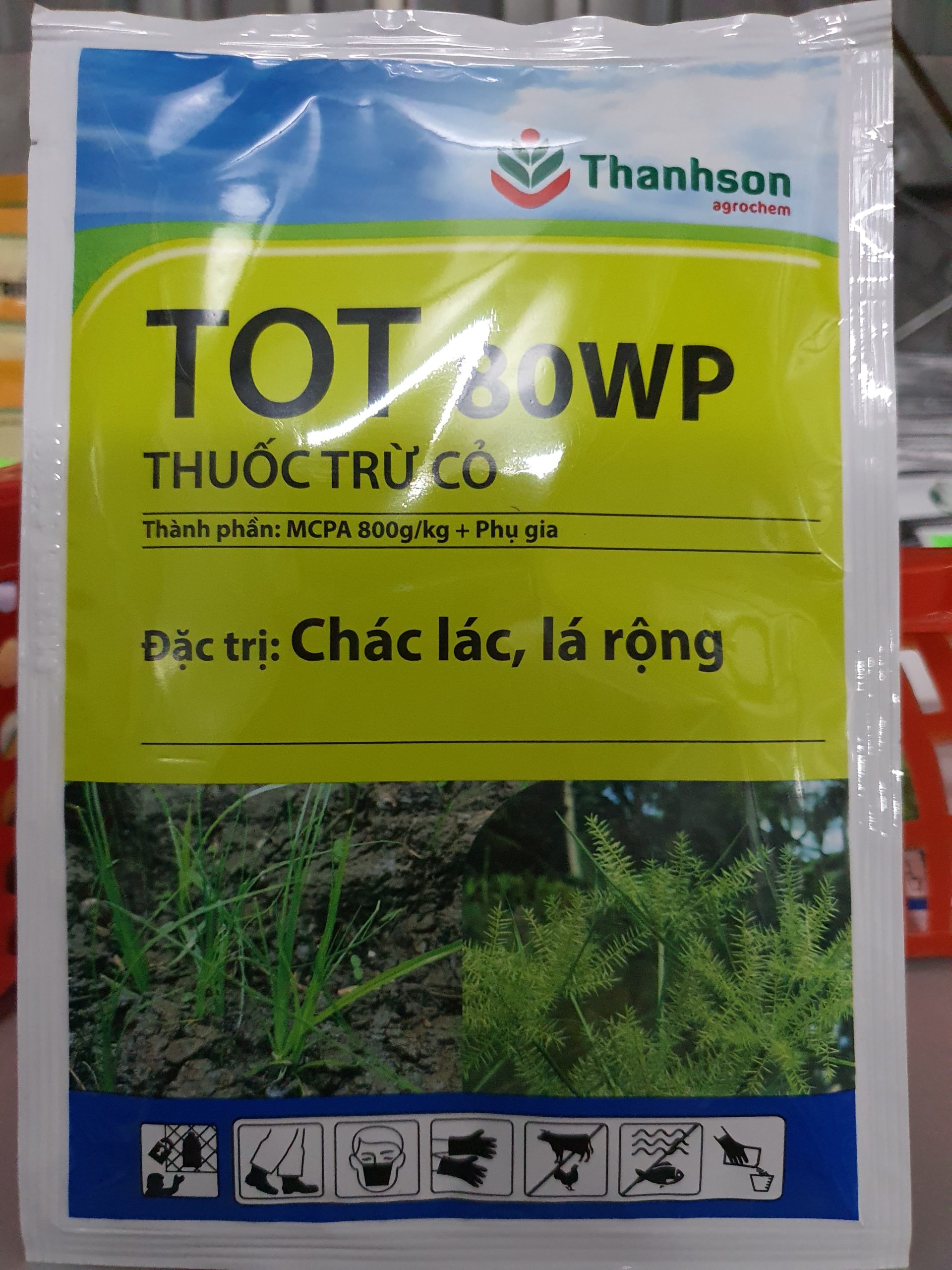 Thuốc trừ cỏ TOT 80 WP - Chác lác, lá rộng
