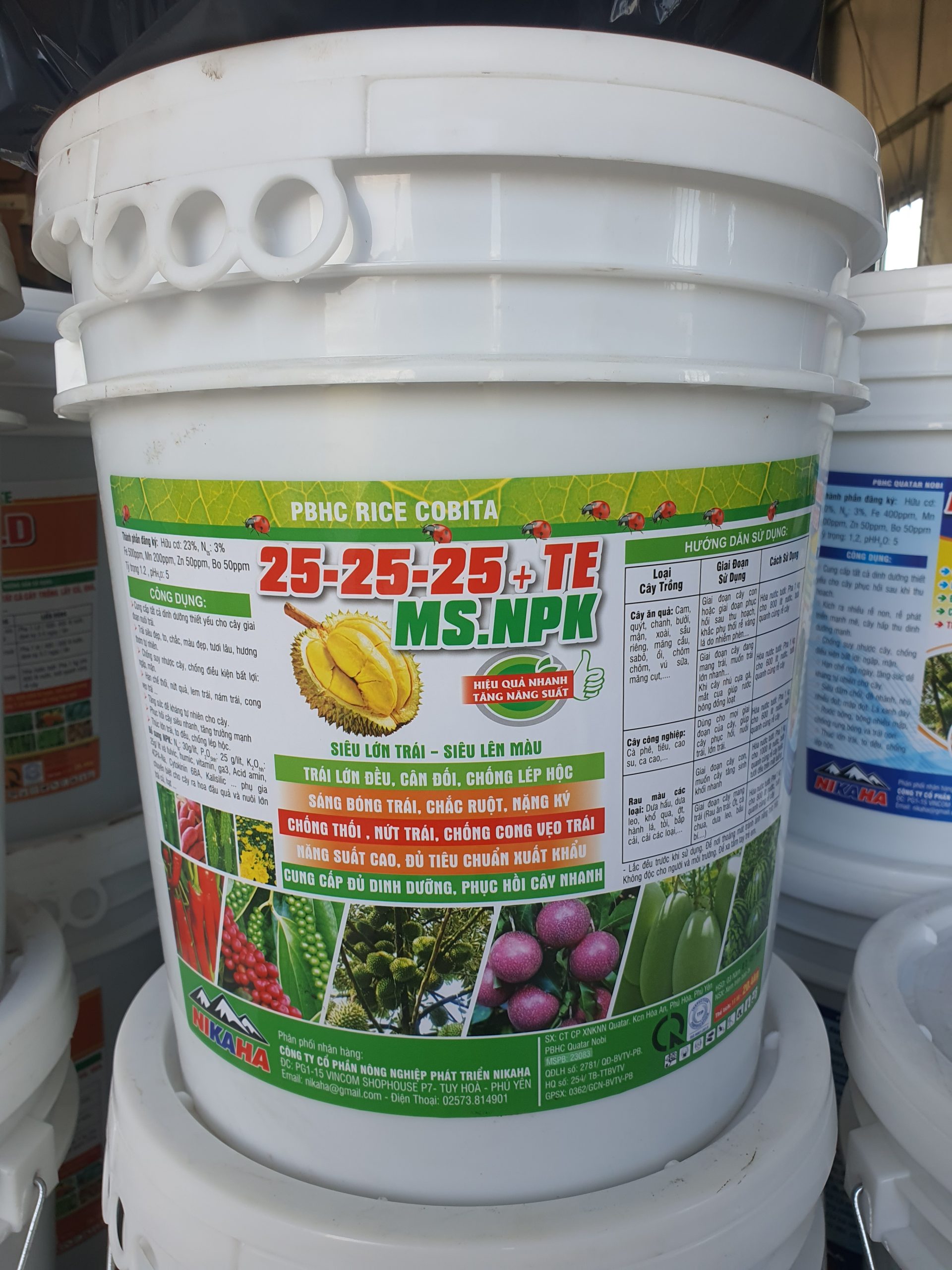 Phân Xô 25-25-25+TE