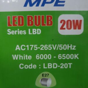 Đèn led BULB 20W-Trắng