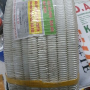 Ruột gà W20 màu trắng 20mm - 50m