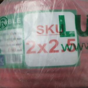 Dây điện LUCKY- dẹp 2x2.5 (bao xốp)