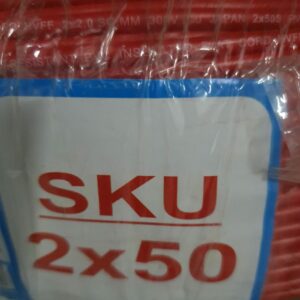 Dây điện FCD đôi 2x50 màu đỏ