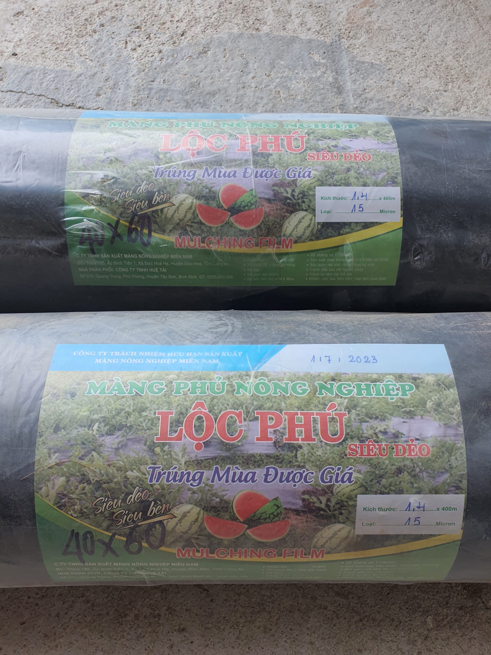 Bạt 1m4x15Mic Miền nam SD bạt đôi màng phủ nông nghiệp